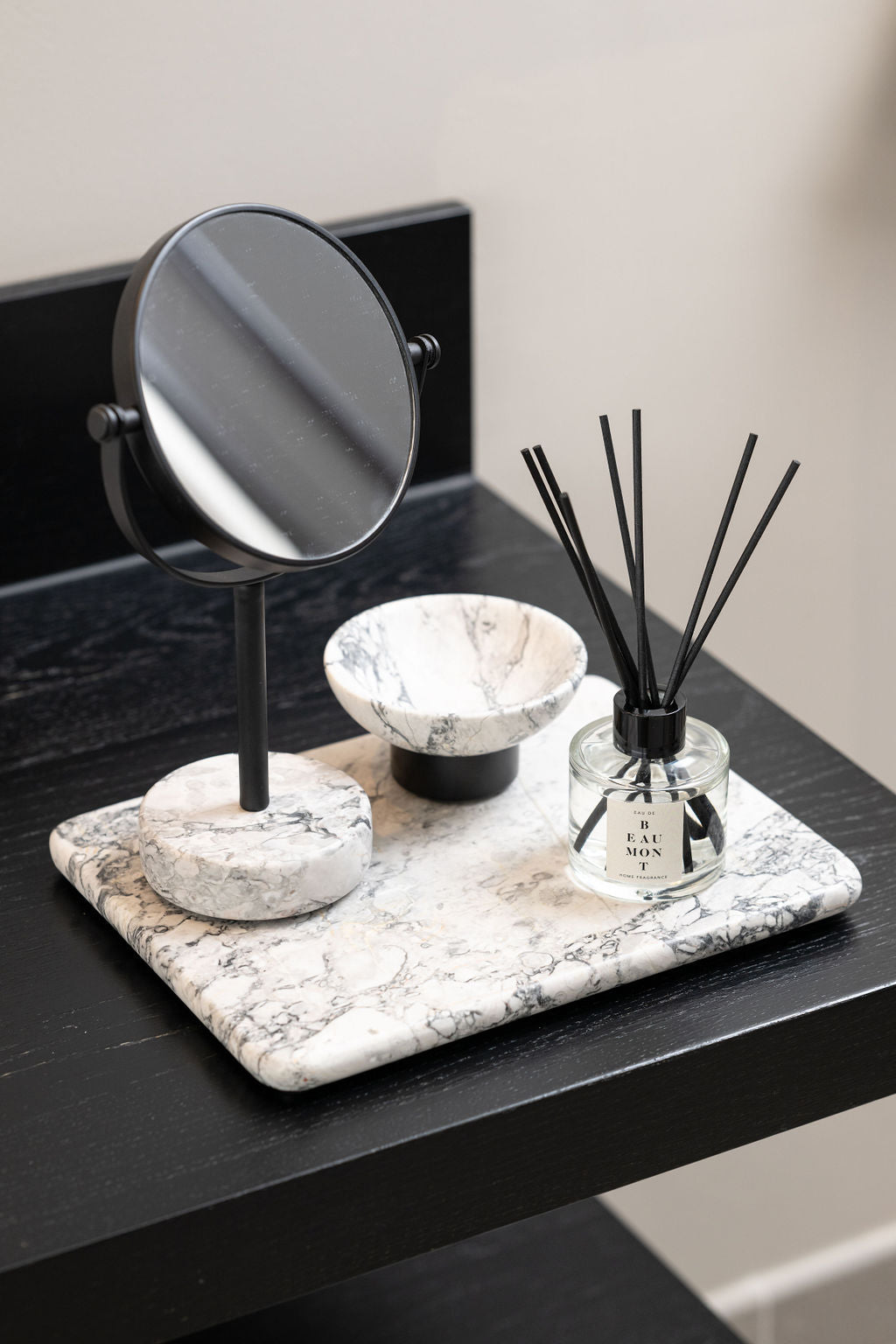 Marble Amenity Tray Round